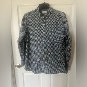 7 Diamonds Men's Short-Sleeve Button-up Shirt Size Medium SMK-48621 NIGHT PATROL